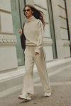 Varley Wide-leg Sweatpants In White