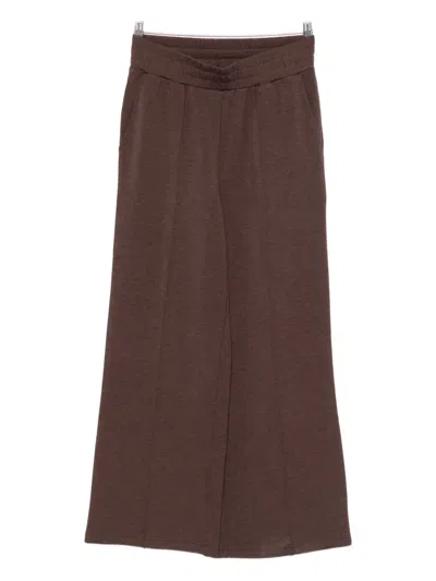 Varley Wide-leg Trousers In Brown