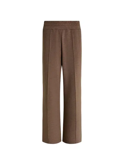 Varley Wide-leg Trousers In Brown