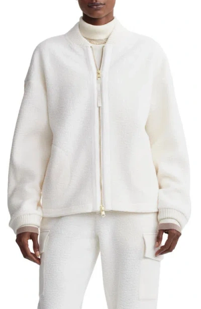 Varley Willmont Fleece Jacket In Egret
