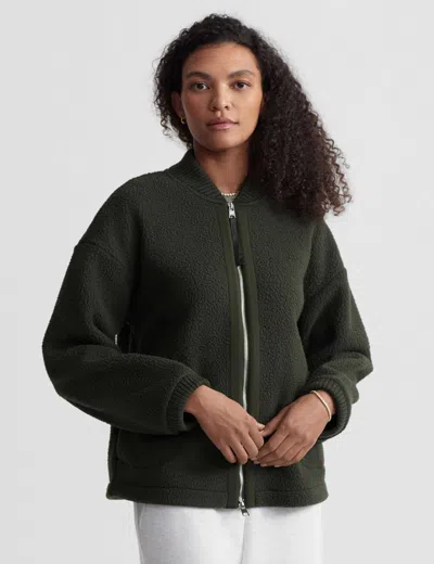 Varley Willmont Patch Pocket Fleece In Green