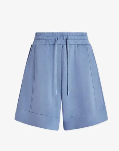Varley Alder High-waist Shorts In Blue