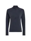 Varley Always Warm Half Zip Base Layer Top In Blue
