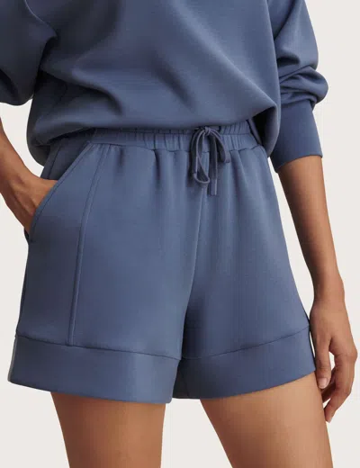 Varley Women's Atrium High Waisted Short 4.5" In Blue