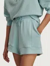 Varley Atrium Drawstring Shorts In Blue