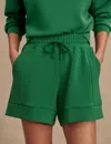 Varley Atrium High Rise Shorts 4.5 Verdant Green In Green