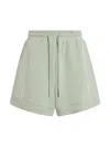 Varley Barnes Piping-detail Shorts In Green