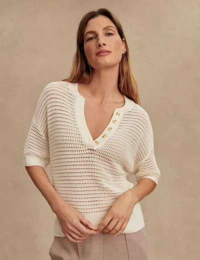 Varley Women's Callie Knit Top In White