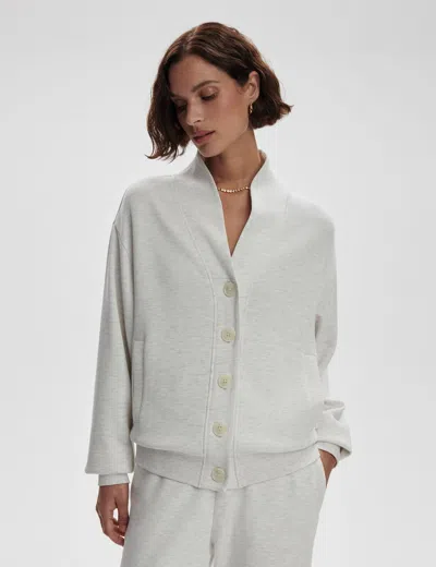 Varley Women's Celeste Button Through Sweat In White