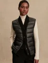 Varley Colwyn Quilted Nylon Gilet In Black