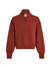 Varley Davidson Woven Sweatshirt In Brown