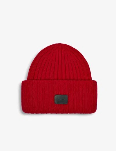 Varley Women's Elva Chunky Rib Beanie In Red
