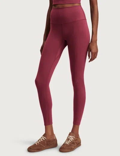Varley Women's Freesoft High Waisted Legging 25 In Burgundy
