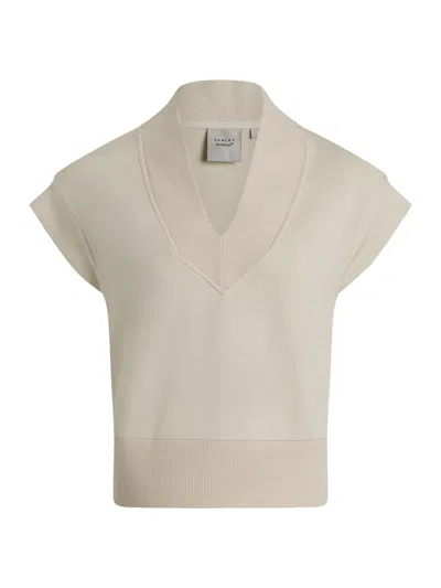 Varley Women's Gracee Cap Sleeve Doublesoft Jersey Tank In Neutral