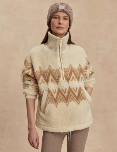 Varley Women's Hendrik Half-zip Sherpa In Neutral