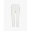 Varley Womens Ivory Marl The Slim Cuff 25 Relaxed-fit Mid-rise Stretch-jersey Jogging Bottoms In Ivory Marl