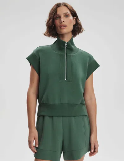 Varley Kelly Half Zip Sweatshirt In Green