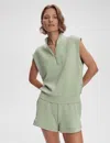 Varley Loretta Half-zip Sleeveless Sweatshirt