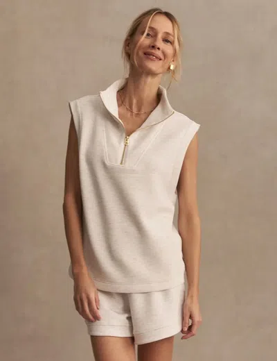 Varley Women's Magnolia 2.0 Half-zip Tank In Neutral