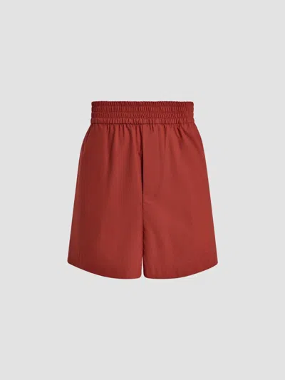 Varley Women's Morales Cotton Poplin Shorts In Brown