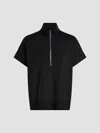 Varley Ritchie Short Sleeve Sweat Black In Black