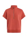 Varley Ritchie Short Sleeve Sweatshirt In Red