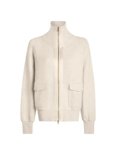Varley Women's Roxbury Solid Zip-front Jacket In White