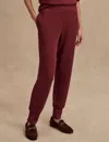 Varley Women's The Slim Cuff Pant 27.5" In Burgundy