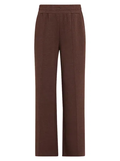Varley Women's The Wide Leg Doublesoft Pants In Brown