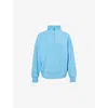 Varley Womens Azure Blue Hawley Half-zip Stretch-woven Sweatshirt Xl