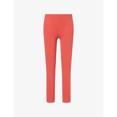 Varley Womens Baked Apple Always High-rise 28 Stretch-woven Leggings In Red