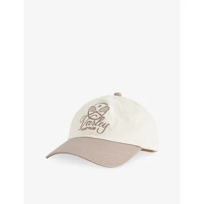 Varley Womens Birch/port Melvin Club Cotton Cap