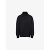 Varley Womens Black Barker High-neck Jersey Sweatshirt In Black