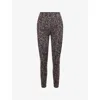 Varley Freesoft Cheetah-print High-rise Leggings In Animal Print