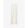 Varley Womens Egret The Extra Wide-leg 29.5 Jersey Trousers In Neutral