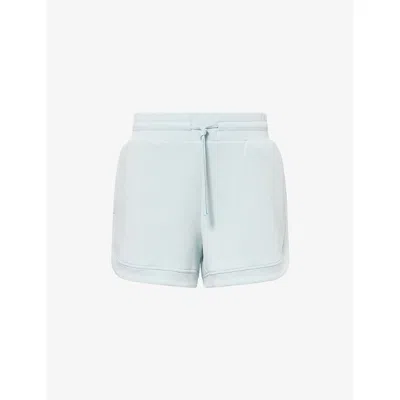Varley Womens Ether Blue Ollie High-rise Stretch-jersey Shorts