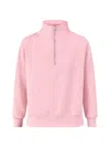 Varley Womens Hawley Half Zip Sweatshirt Pink