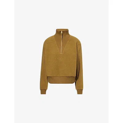 Varley Womens  Jaylin Half-zip Fleece Sweatshirt In Green