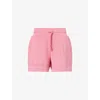 Varley Womens Rapture Rose Atrium High-rise Stretch-woven Shorts In Pink