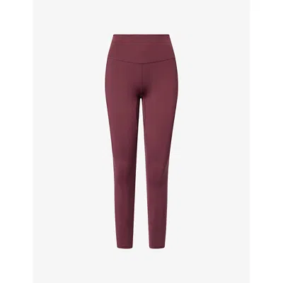 Varley Womens Sassafras Freesoft High-rise Stretch-woven Leggings In Burgundy