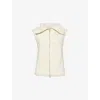 Varley Womens Aspen High-neck Fleece Gilet Egret