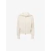 Varley Womens Silver Birch Enrico High-neck Knitted Jacket In Neutral