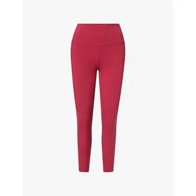 Varley Womens Rich Raspberry Freesoft High-rise Workout Leggings In Red