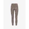Varley Womens Abstract Motion Texture Let's Move 7/8 Printed High-rise Stretch-recycled Polyester Leggings In Abstract Motion Texture