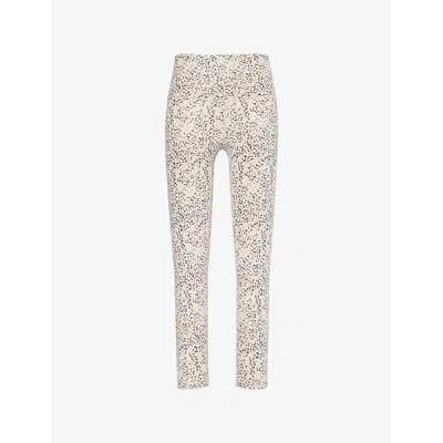 Varley Womens Mono Distorted Cheetah Move Super High 25' Stretch-woven Leggings