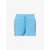 Varley Womens Azure Blue Ollie High-rise Stretch-jersey Shorts