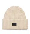 Varley Wool-blend Chunky Elva Beanie In White