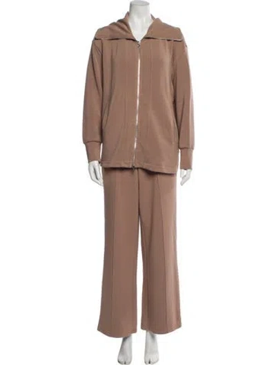 Pre-owned Varley Wool Pant Set In Neutral