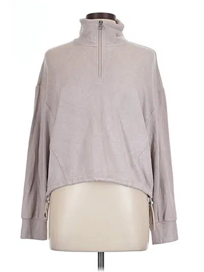 Pre-owned Varley Wool Pullover Sweater In Gray