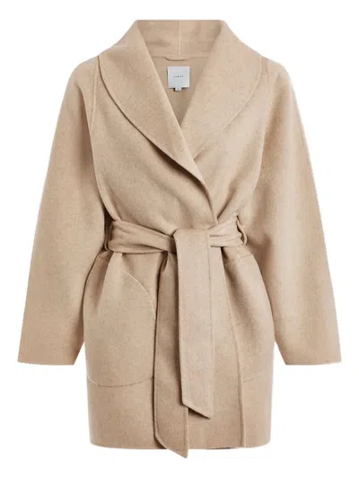 Varley Wrap Belted Jacket In Neutral